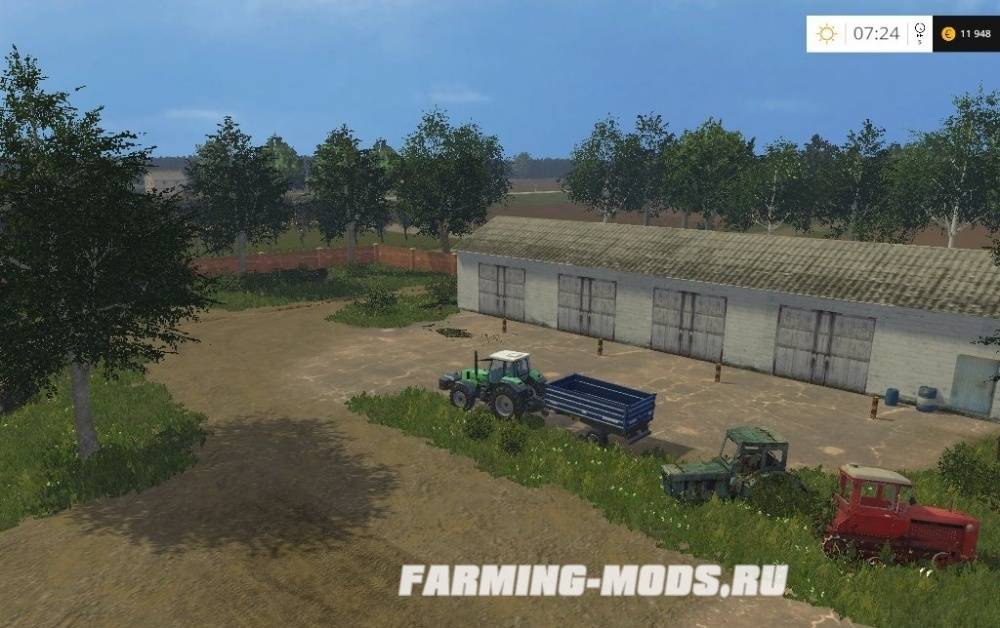 Farming simulator 15 карта полевое