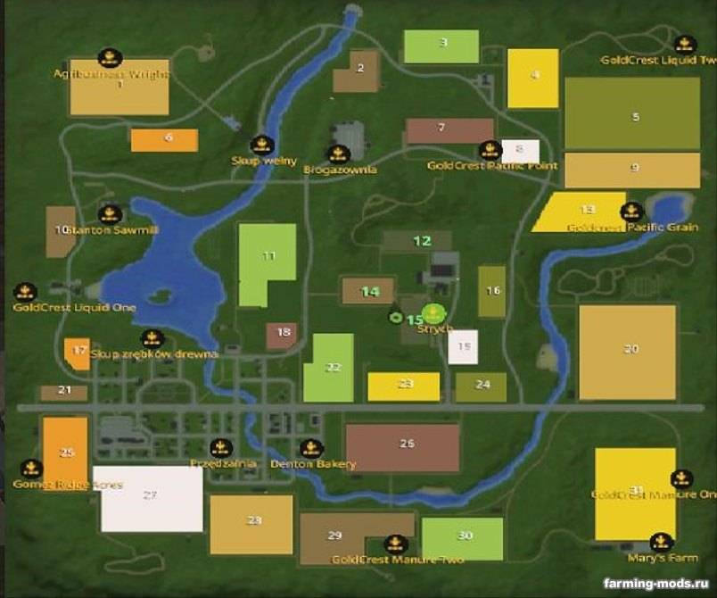 Фермер 17 моды карты. Farming Simulator 17 карты. Карта Goldcrest Valley. Farming Simulator 2017 стандартные карты. Карта для ФС 17 Goldcrest.